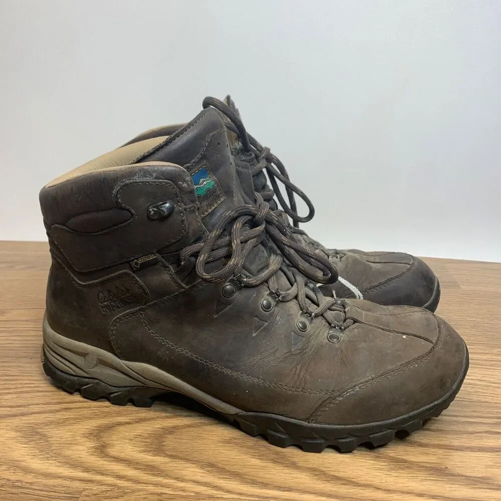 Cabelas Meindl Pflege II Gore Tex Hunting Boots Mens 11.5 EE  Brown Hiking Shoes